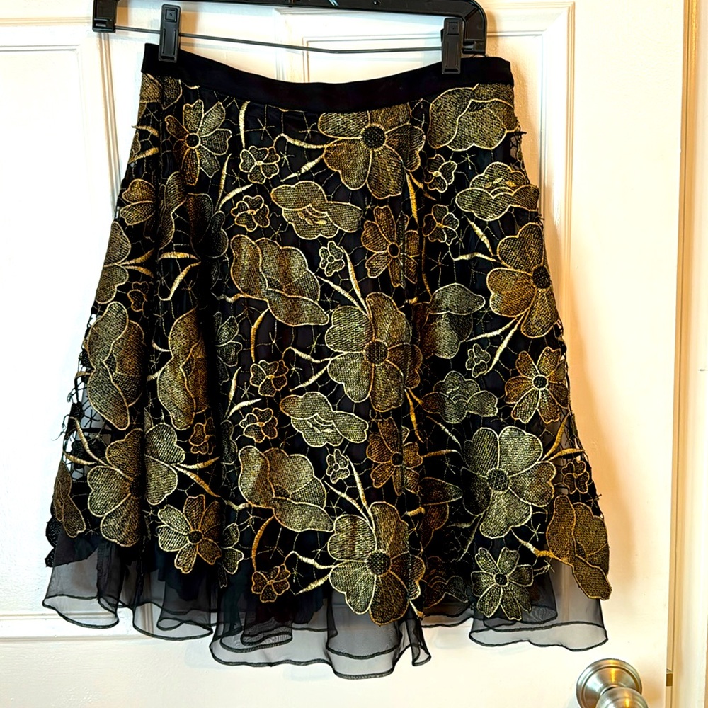 Black & Gold skirt - Eva Franco